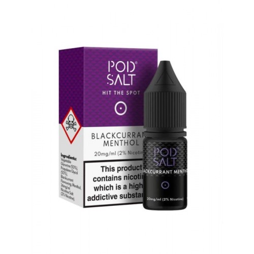 Pod Salt Blackcurrant Menthol Nic Salt