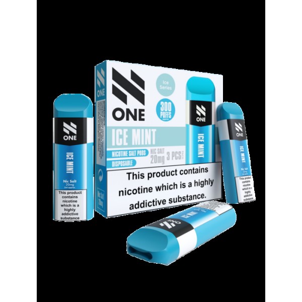 N ONE Disposable Nicotine Salts 20mg Pod N1 Nic Salt Pod Vaping Device Pack of 3