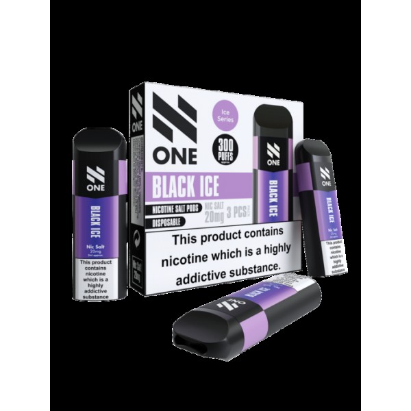 N ONE Disposable Nicotine Salts 20mg Pod N1 Nic Salt Pod Vaping Device Pack of 3