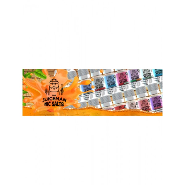 THE JUICEMAN Nic Salts 10ml 10 BOTTLES Juice Vape 10MG/20MG