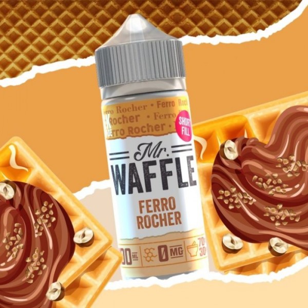 Mr Waffle 100ml E-Liquid Shortfill Bottle 70/30 VG/PG £8.90