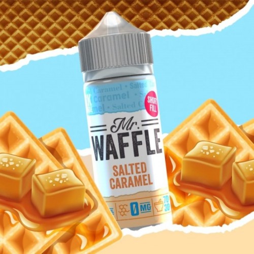 Mr Waffle 100ml E-Liquid Shortfill Bottle 70/...