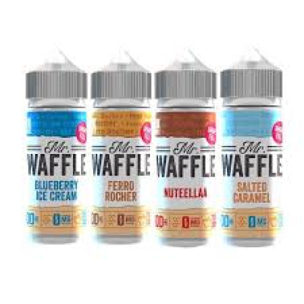 Mr Waffle 100ml E-Liquid Shortfill Bottle 70/30 VG/PG £8.90