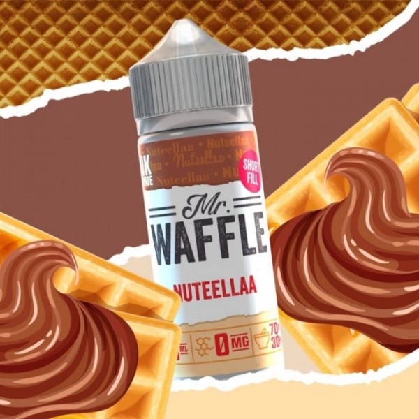 Mr Waffle 100ml E-Liquid Shortfill Bottle 70/30 VG/PG £8.90