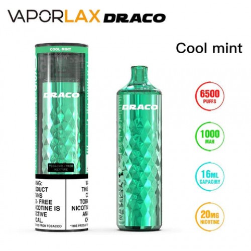 VAPORLAX DRACO 6500 PUFF DISPOSABLE PEN | 20 ...