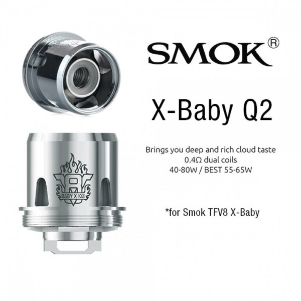 Smok TFV8 X-Baby Tank Coil (G-Priv 2 Coil) T6 | Q2 | M2 | X4 (3 Coils)